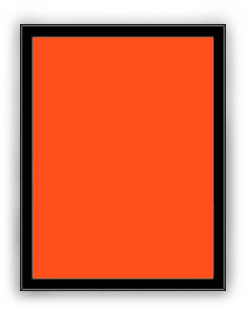 Close up view isolated of portrait frame.
