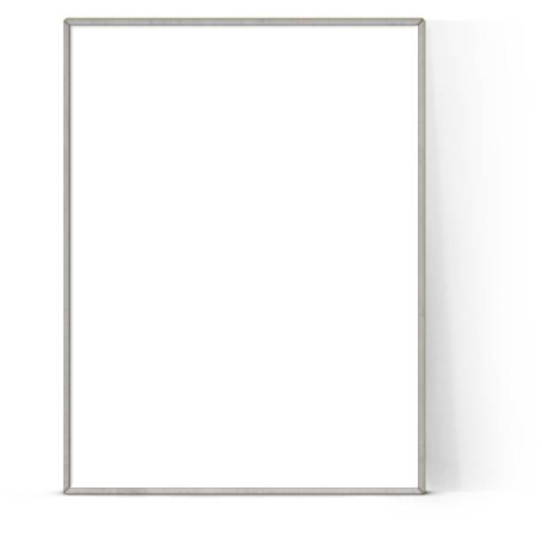 istock Empty various style of silver photo wall frame isolated on plain background ,suitable for your asset elements. 2050877433