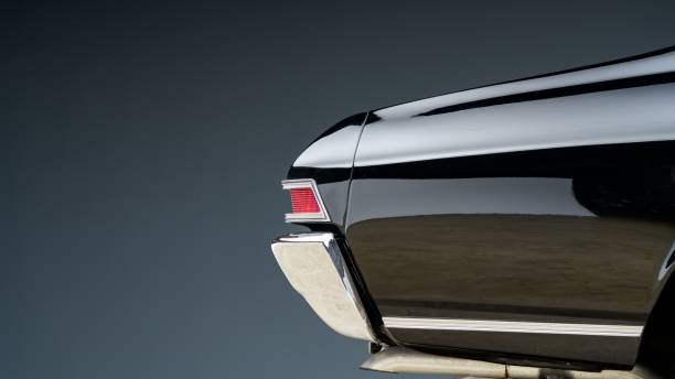 istock 1968 Black Muscle Car 2050942665