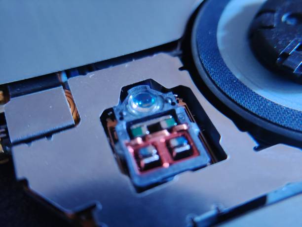 istock Luminous Insights: Close-Up of Laptop CD-ROM Optic 2050967069