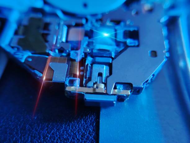 istock Luminous Insights: Close-Up of Laptop CD-ROM Optic 2050990262