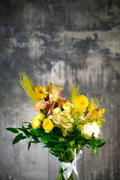 istock Vase With Yellow and White Flowers 2050993415