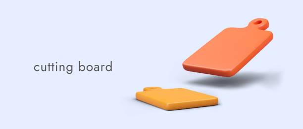 istock Realistic cutting boards of different colors and sizes 2051000950