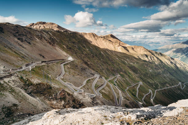 istock stelvio pass winding road 2051019686