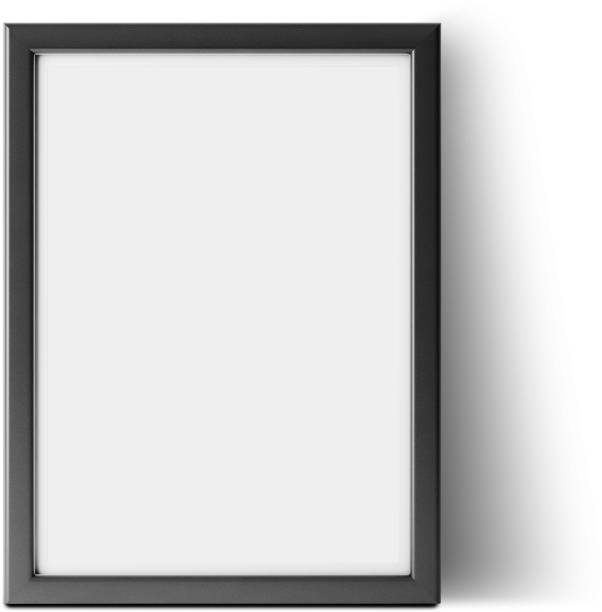 istock Simply view an blank white photo frame on plain background fit for your project element. 2051032278