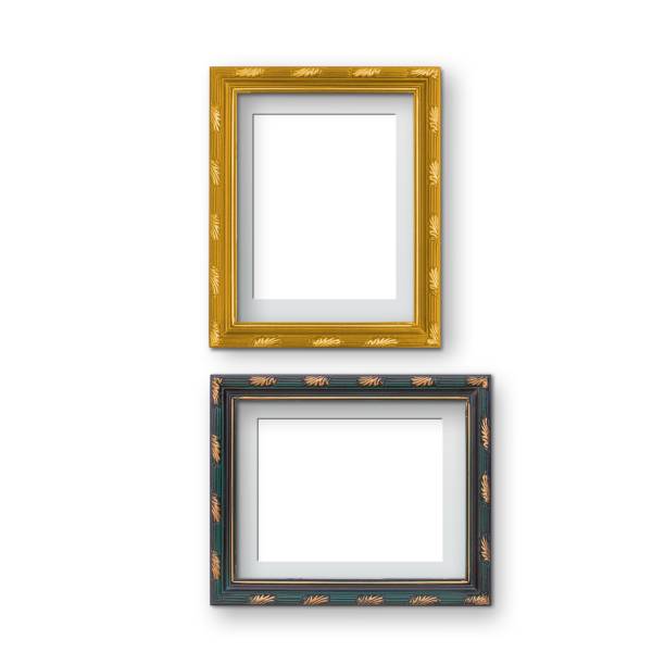 Simply old coloring photo frame , fit for your item scenes project.