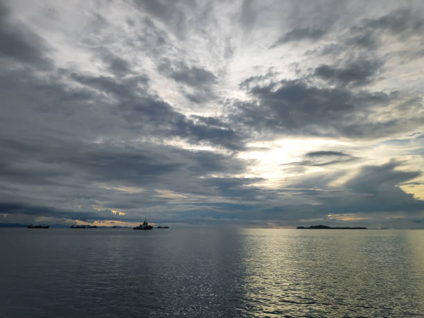 istock A Serene Sunset Embraced by Dramatic Skies at Beach Haven 2051065686