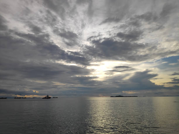 istock A Serene Sunset Embraced by Dramatic Skies at Beach Haven 2051072809
