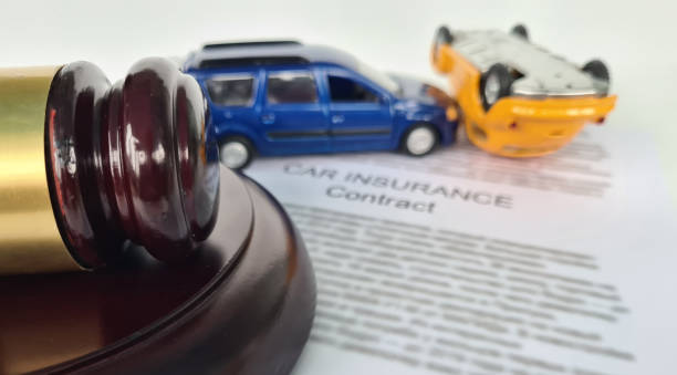 istock Judge gavel car accident and insurance contract 2051099564