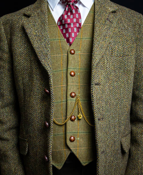 English Gentleman in Tweed Suit