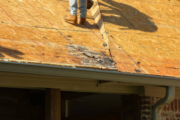 istock Rotten Roof deck boards in need of replacement 2051211119