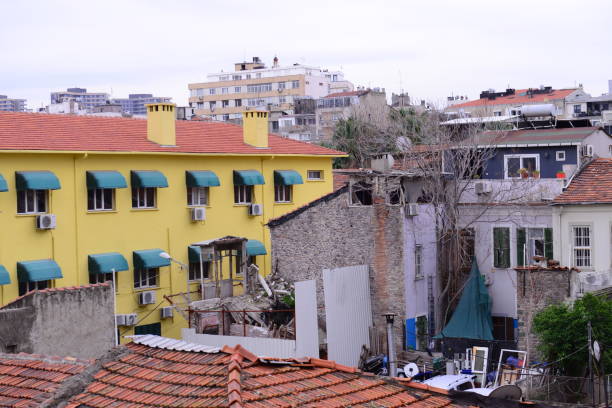 istock Cityscape with old buildings - wide angle 2051260672