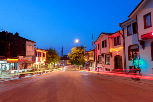 istock Eskisehir historic district Odunpazari at night 2051673800