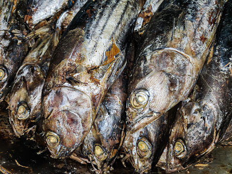 Skipjack tuna that has been processed into food, the name of the food in Indonesia is Pindang skipjack fish