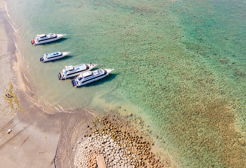 In August 2020, tourists were enjoying the beach of Lu Impostu near San Teodoro event with Covid-19, Sardinia.