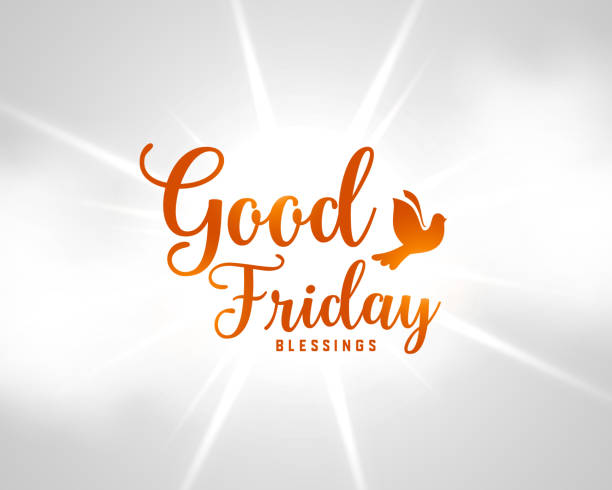 good friday cultural background with peace bird design good friday cultural background with peace bird design vector good friday stock illustrations