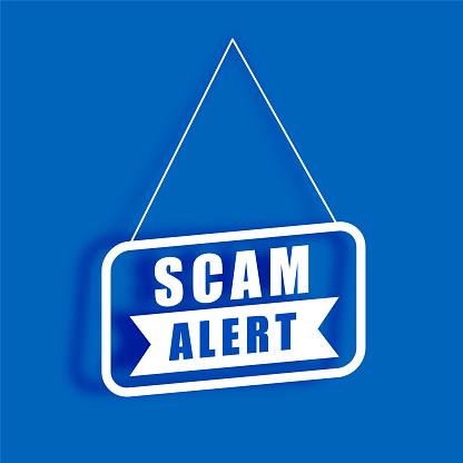 modern scam alert protection background technology to keep you safe vector