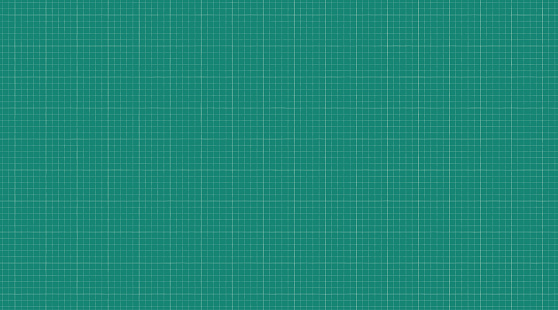 Green mosaic grid cutting mat or graph paper background vector illustration