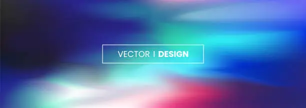 Vector illustration of Blurred multicolours gradient abstract background for website landing page template design