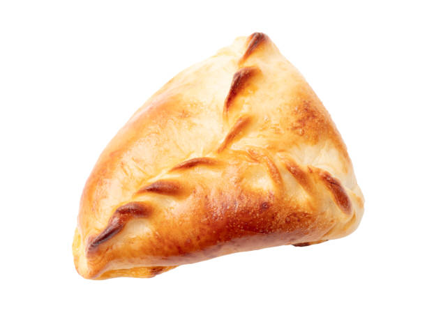 istock Samsa with meat isolated on a white background 2052319228