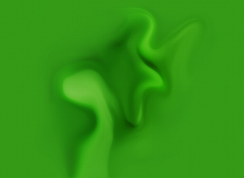 Abstract green background with dynamic waves.  fantasy dynamic shapes template