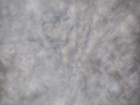 View of rain clouds from below