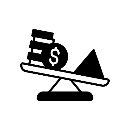 Risk icon in vector. Logotype