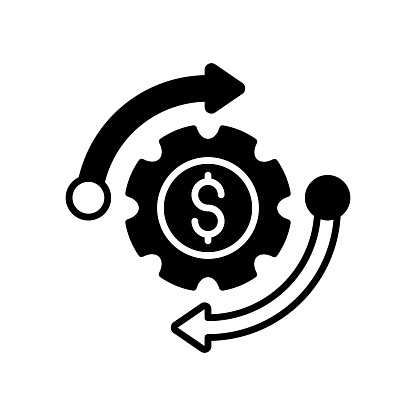Revenue icon in vector. Logotype