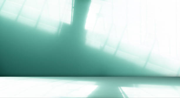 istock Green Shadow Backdrop Background Product 3d Bg Light Leaf Wall Podium Abstract Leaves Minimal Table Presentation Summer Tropic, Loft Backdrop Platform Pastel Gradient Two Tone Studio Floor Scene Bar 2052481004
