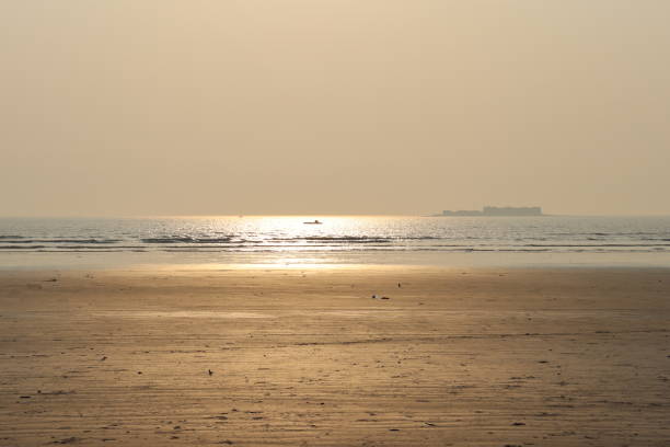 Gorgeous Sunset over Indian Ocean - View from Nariman Point, Mumbai India