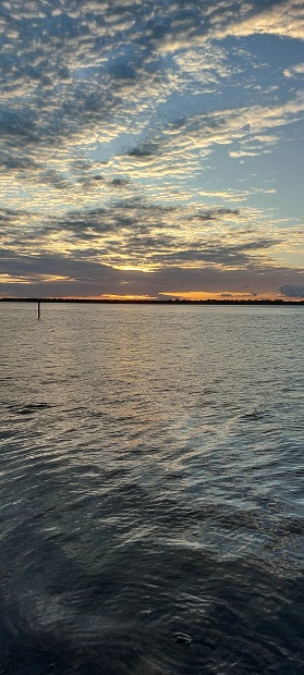 a late afternoon at Tucano beach in Portel, Pará, Brazil