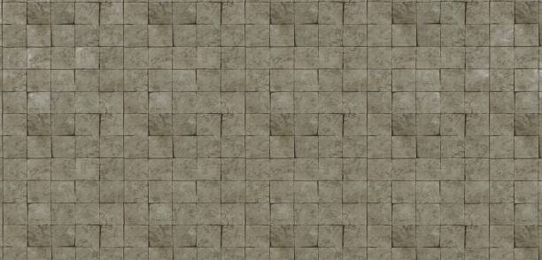 istock tiled floor Old floor background texture block texture stained tiles rough 3D illustration 2052667179