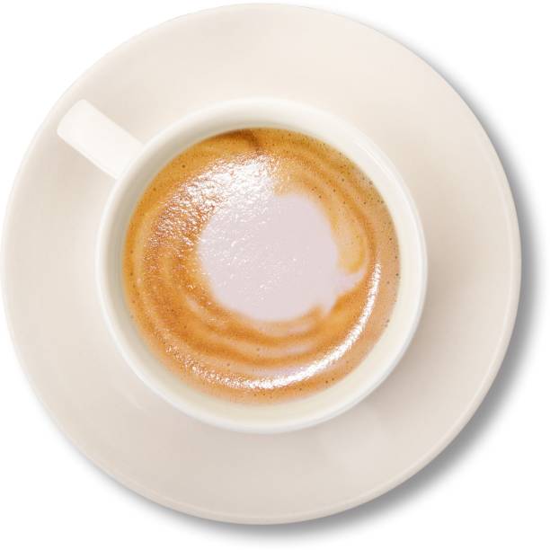 istock Hot coffee drink close up view on small plate fit for your drink concept. 2052733649