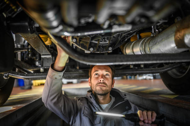 istock Truck mechanic at work 2052758282