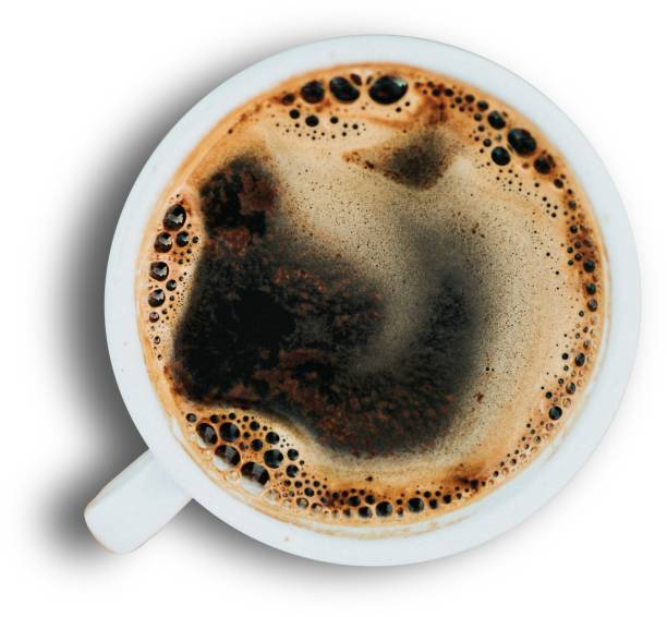 istock Top up view various coffee simply mug isolated on plain background. 2052790221