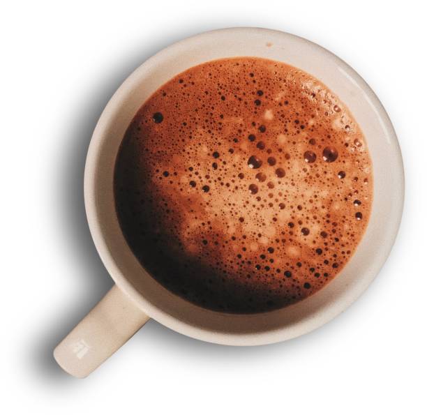 istock Top up view various coffee simply mug isolated on plain background. 2052791297