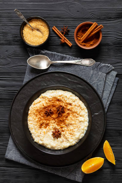istock rizogalo, creamy greek rice pudding in a bowl 2052816526