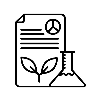 Environmental Data icon in vector. Logotype