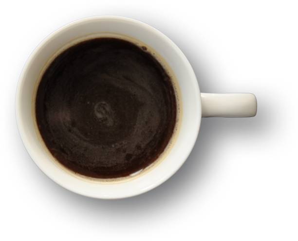 istock Close up view isolated coffee cup on plain white background , fit for your element design and project. 2052878641