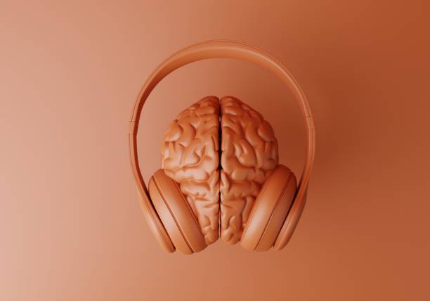 istock 3D Monochrome Music on Brain concept 2052910654