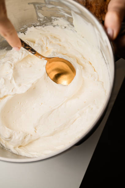 istock Hand Mixer at Work. Crafting Fresh Whipped Cream 2052950350