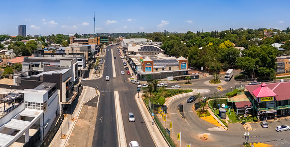 Melville a suburb of Johannesburg situated near college and universities in the city.