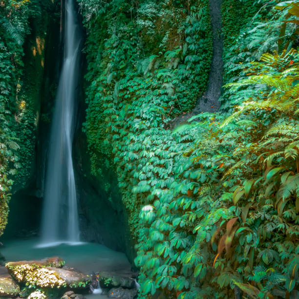 one of the waterfalls which is a frequently visited tourist destination, which can be accessed by a short hike.