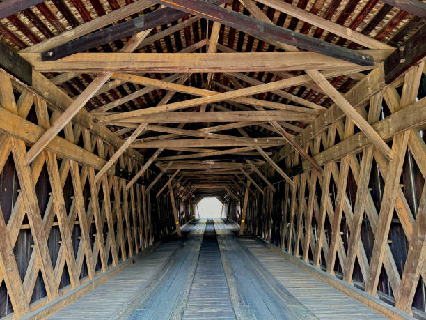 istock Inside Covered Bridge at Watson Mill State Park in Comer Georgia 2053093652