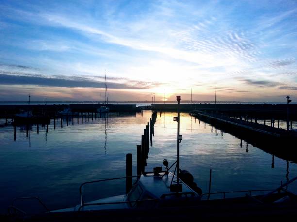 istock Sunrise in the habour 2053133148