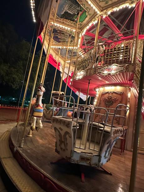 istock Doble decker Carousel - Merry go round 2053137397