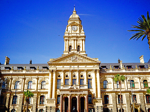 morning view of City Hall Cape town South Africa