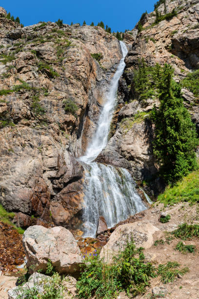 istock Burkhan-Bulak is the highest  waterfall in Kazakhstan 2053190102