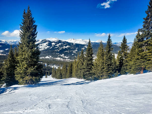 Ski run, Copper Mountain resort, Colorado.