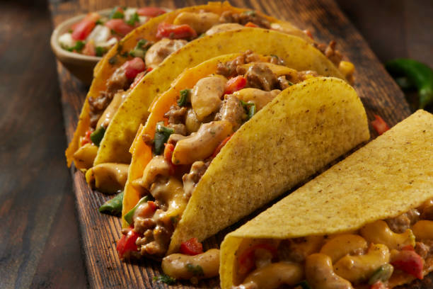 Mexican Mac and Cheese Taco's